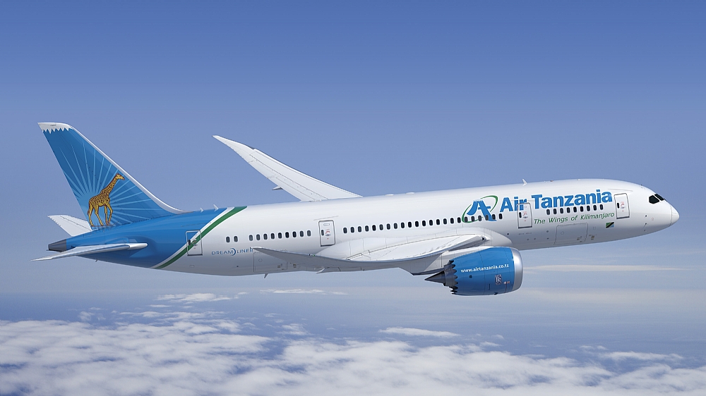 Air Tanzania ŋlɔŋlɔŋ yɛŋ tɔŋ Dar es Salaam, Lagos kɛ Accra gbɔŋ; Hon. Abla Dzifa Gomashie gbɔŋ ŋɔŋlɔŋ.