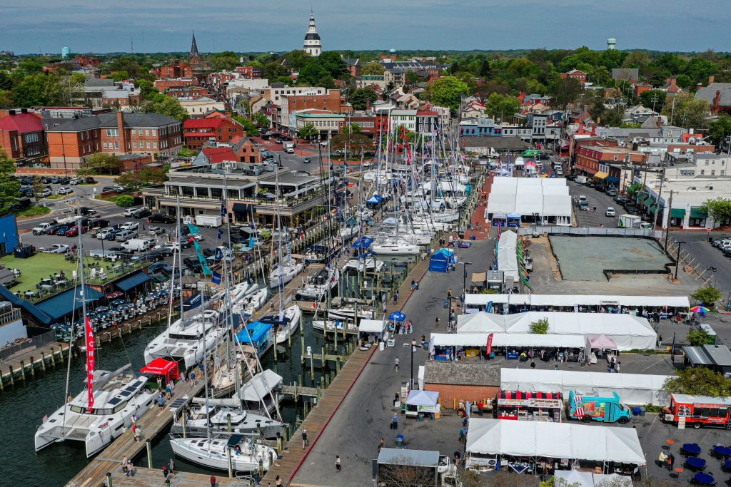 City Dock Reconfigured for 2026 Annapolis Spring Sailboat Show, April 24–26