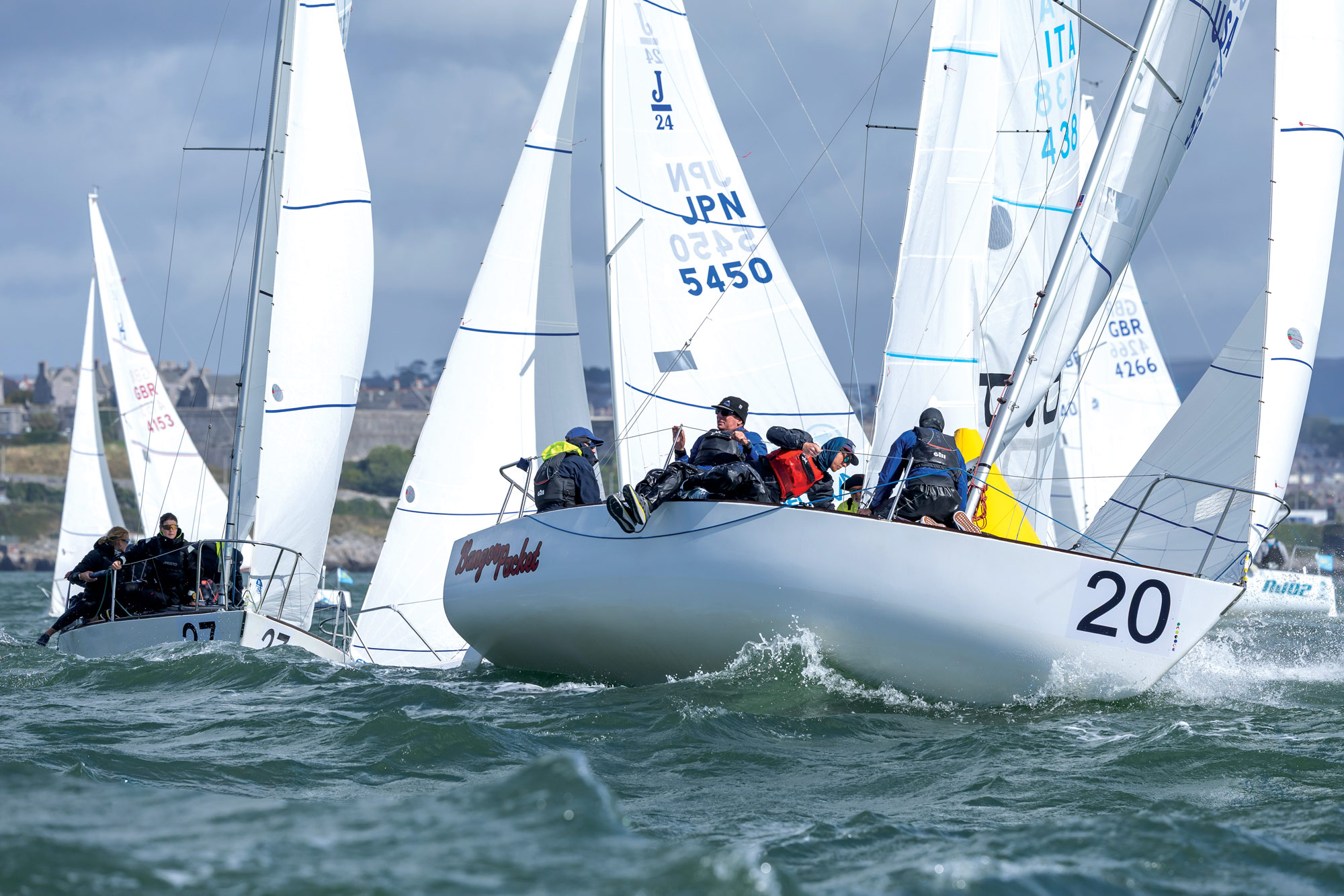 Tony Parker akwa Bangor Packet: Ụzọ Ịrụ Ọrụ, Ịgba Ọsọ na J/24 Worlds na Plymouth