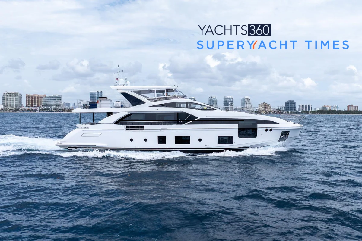 Ntụle ire ere na mgbazinye maka ụgbọ mmiri moto Azimut Captain Morgan II dị 26.82m