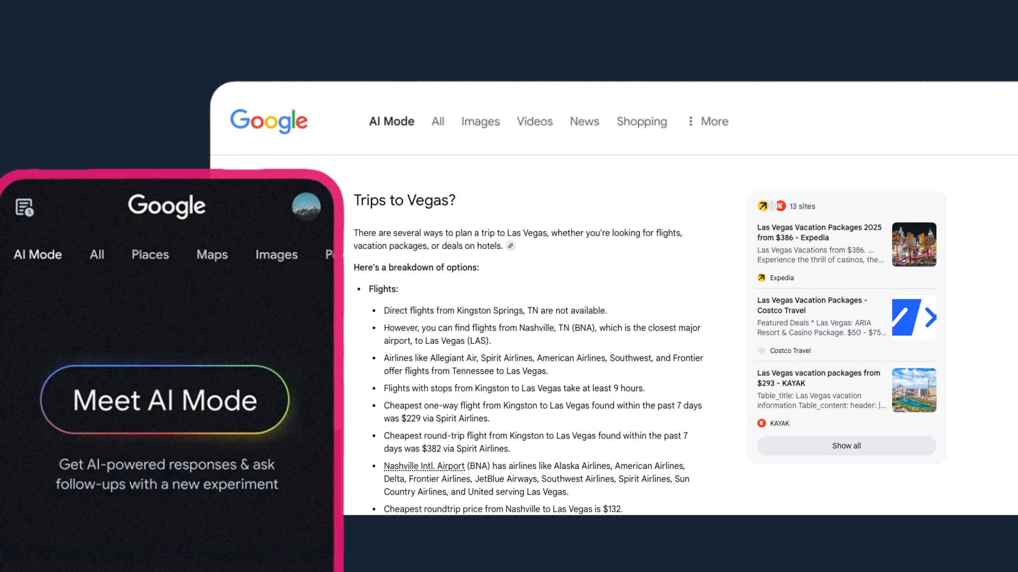 كيف يُغيِّر وضع الذكاء الاصطناعي من Google طريقة بحث السائحين عن وجهات السفر كيف يُغيِّر وضع الذكاء الاصطناعي من Google طريقة بحث السائحين عن وجهات السفر