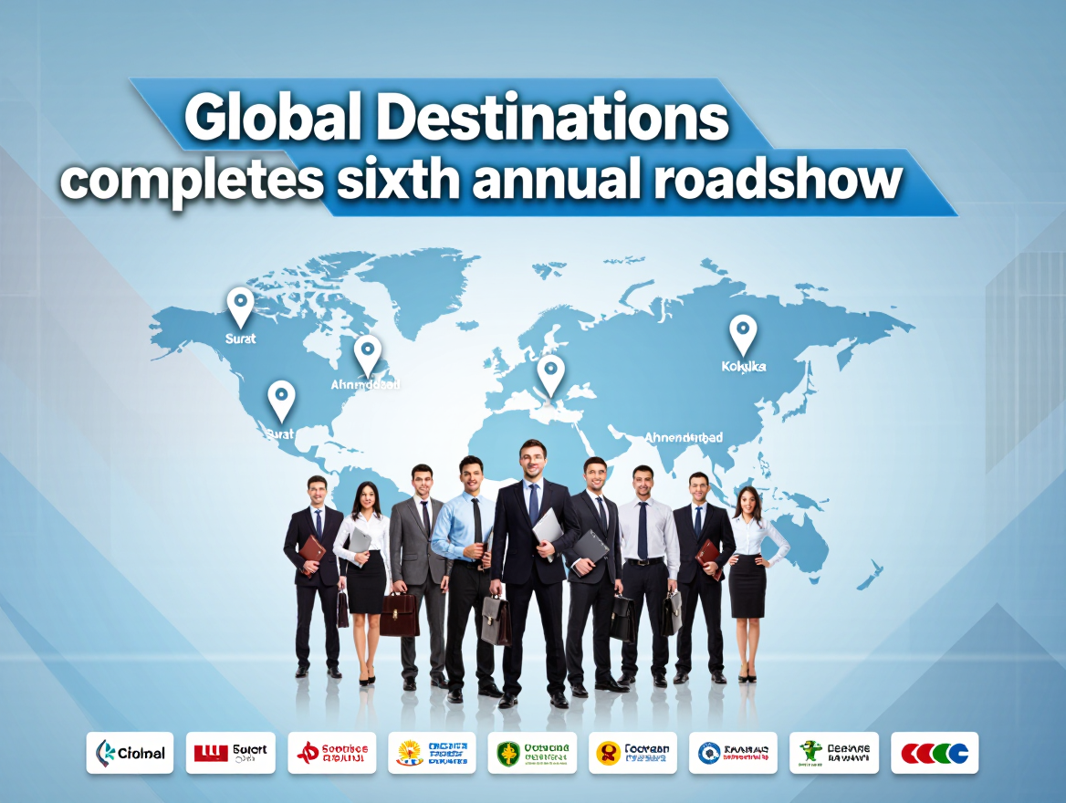 הרוד-שואו השנתי השישי של Global Destinations: תדריכי סחר בקולקטה, סוראט ואחמדאבאד