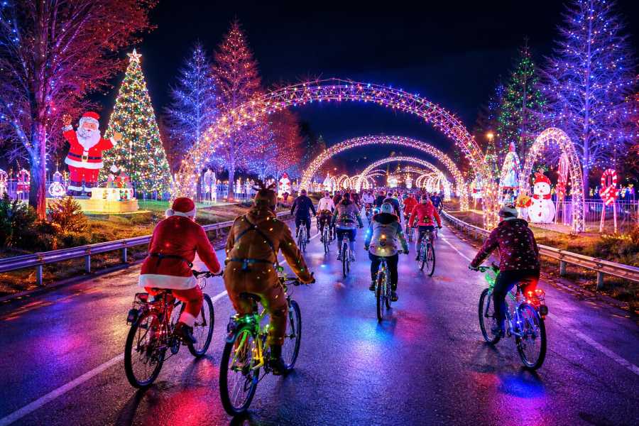 Nhial päl thiek Portland ruɔtda Winter Wonderland: Duɔk thinic holiday kuat.