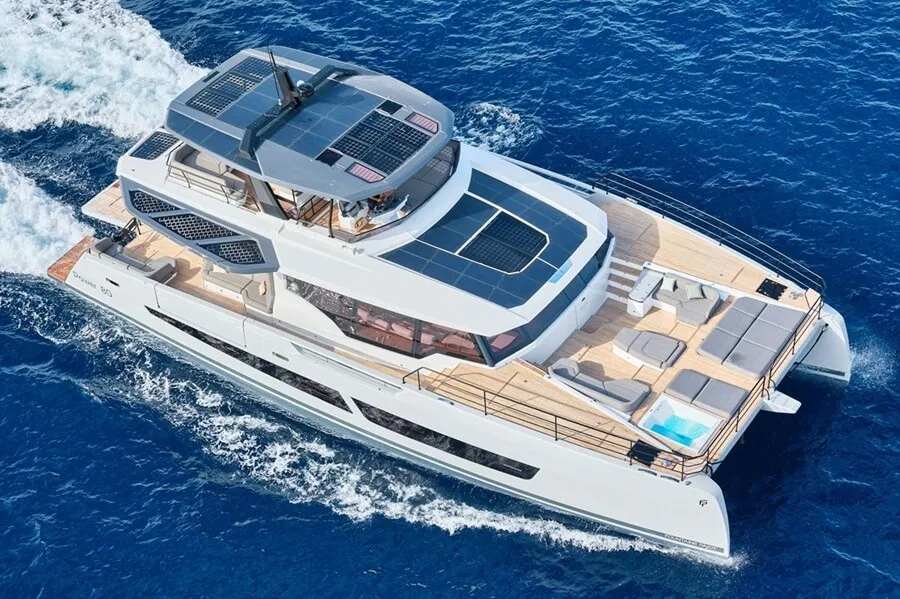 Power 80 – 24 m vlajková loď od Fountaine Pajot, ktorá spája priestor superjachty a efektivitu viac trupov Power 80 – 24 m vlajková loď od Fountaine Pajot, ktorá spája priestor superjachty a efektivitu viac trupov