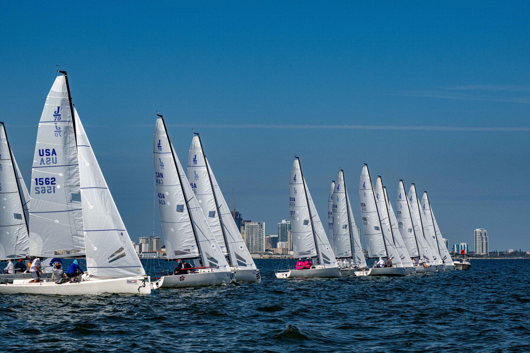 מערכת RaceSense של Vakaros תנהל את הזינוקים בתחרויות J/70 ו-Melges 24 בסדרת מרוצי Helly Hansen Sailing World בסנט פטרסבורג
