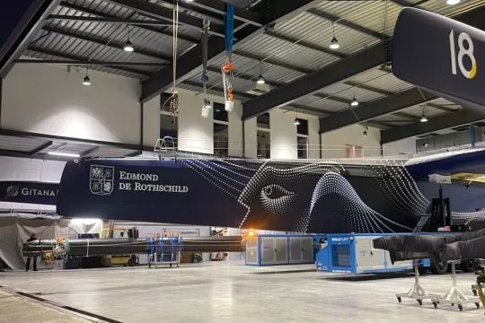 Maxi Gitana 18 ti gbalejo ati bẹrẹ igbimọ kikun fun Route du Rhum 2026