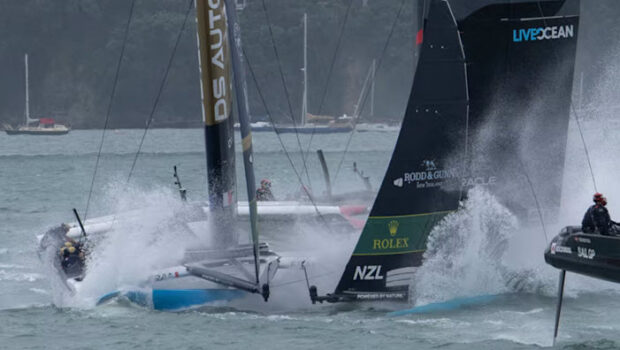 Ako SailGP spojil stratu kontroly Nového Zélandu s výškou letu na fólii a čo to znamená pre pretekanie a cestovanie Ako SailGP spojil stratu kontroly Nového Zélandu s výškou letu na fólii a čo to znamená pre pretekanie a cestovanie