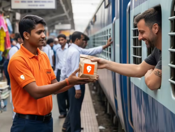 সুইগি তার পরিধি বাড়াচ্ছে: ১১৫টি ভারতীয় রেল স্টেশনে টাটকা খাবার সরবরাহ ও "অন্যের জন্য অর্ডার" বৈশিষ্ট্য সুইগি তার পরিধি বাড়াচ্ছে: ১১৫টি ভারতীয় রেল স্টেশনে টাটকা খাবার সরবরাহ ও "অন্যের জন্য অর্ডার" বৈশিষ্ট্য
