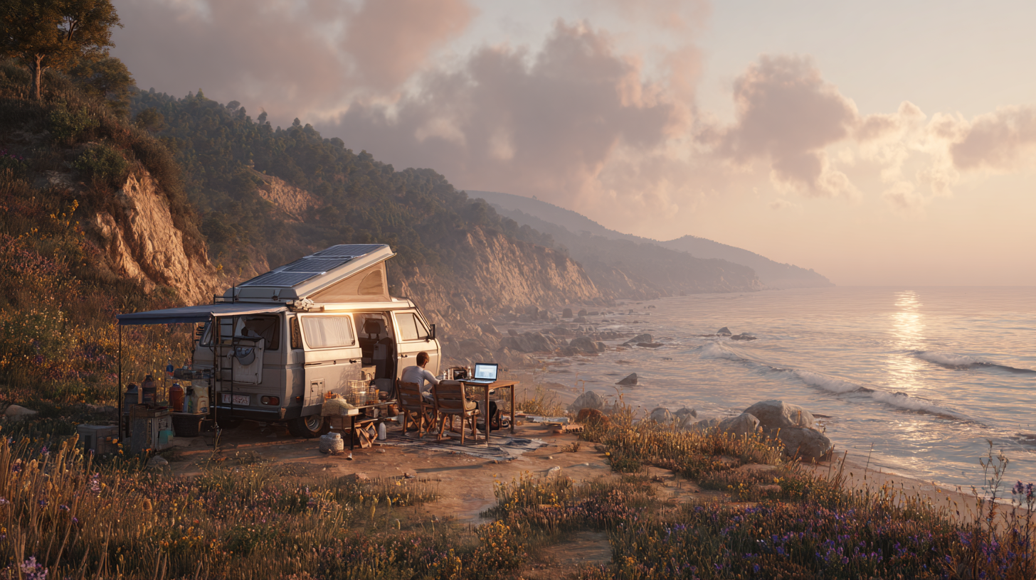 Vanlife Tourism Destinations with Digital Nomad Infrastructure