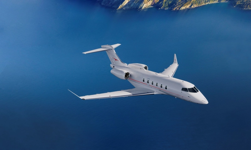 Vista gbajumo ọkọ̀ ojú afẹ́fẹ́ rẹ̀ pẹ̀lú ọkọ̀ òfurufú Challenger 3500 Jets 40 àti àṣàyàn rírà 120
