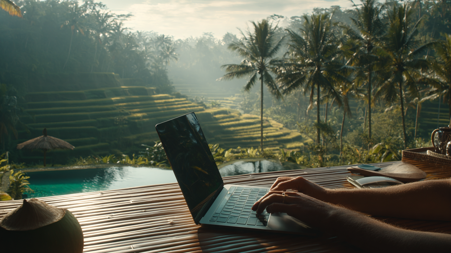 Workcations Blending Remote Work with Travel Exploration